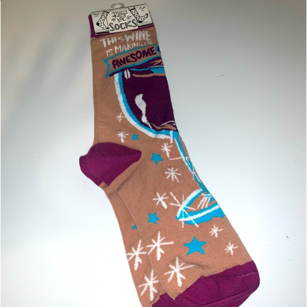 ☀️4/$15 Sale☀️ Primitives By Kathy ~ Lol Socks~ New~ One Size Fits Most - Picture 1 of 8